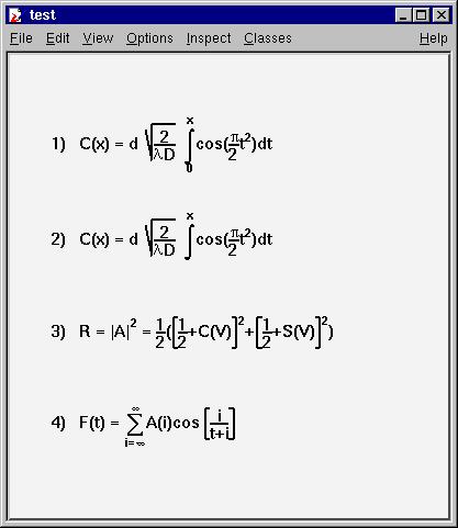 The picture generated by the tutorial macro latex.C