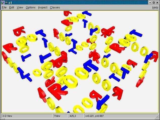 Ray-traced view in a pad