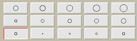 Different marker sizes