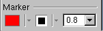 Different marker sizes