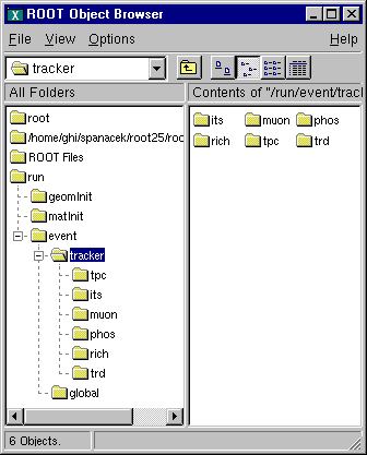 Tasks in the ROOT browser